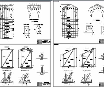 Чертеж Расчёт и конструирование плоской фермы. БРУ