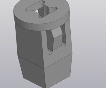 3D модель Дюбель 6659902 для ПТФ форд фокус