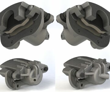 3D модель Суппорты тормозные ОКА в сборе 1111-3501012 (1111-3501013) Г200