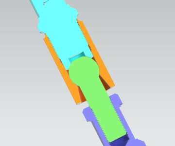 3D модель Mуфта шарнирная соединительная для насосных штанг