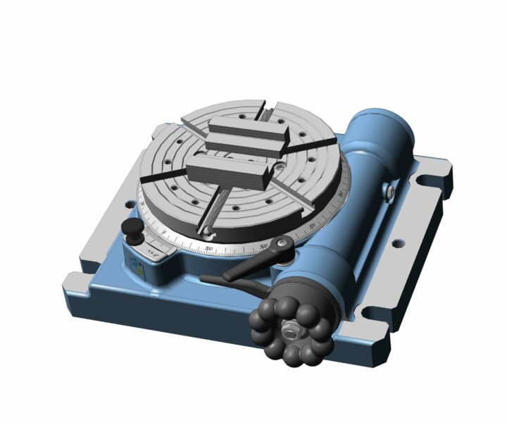 Поворотный стол с планшайбой 200мм - Чертежи, 3D Модели, Проекты ...