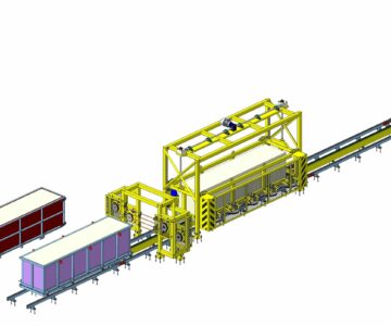 3D модель Двухпортальный комплекс для резки пенобетона и газобетона СПП1.0-00.00.00.000 СБ