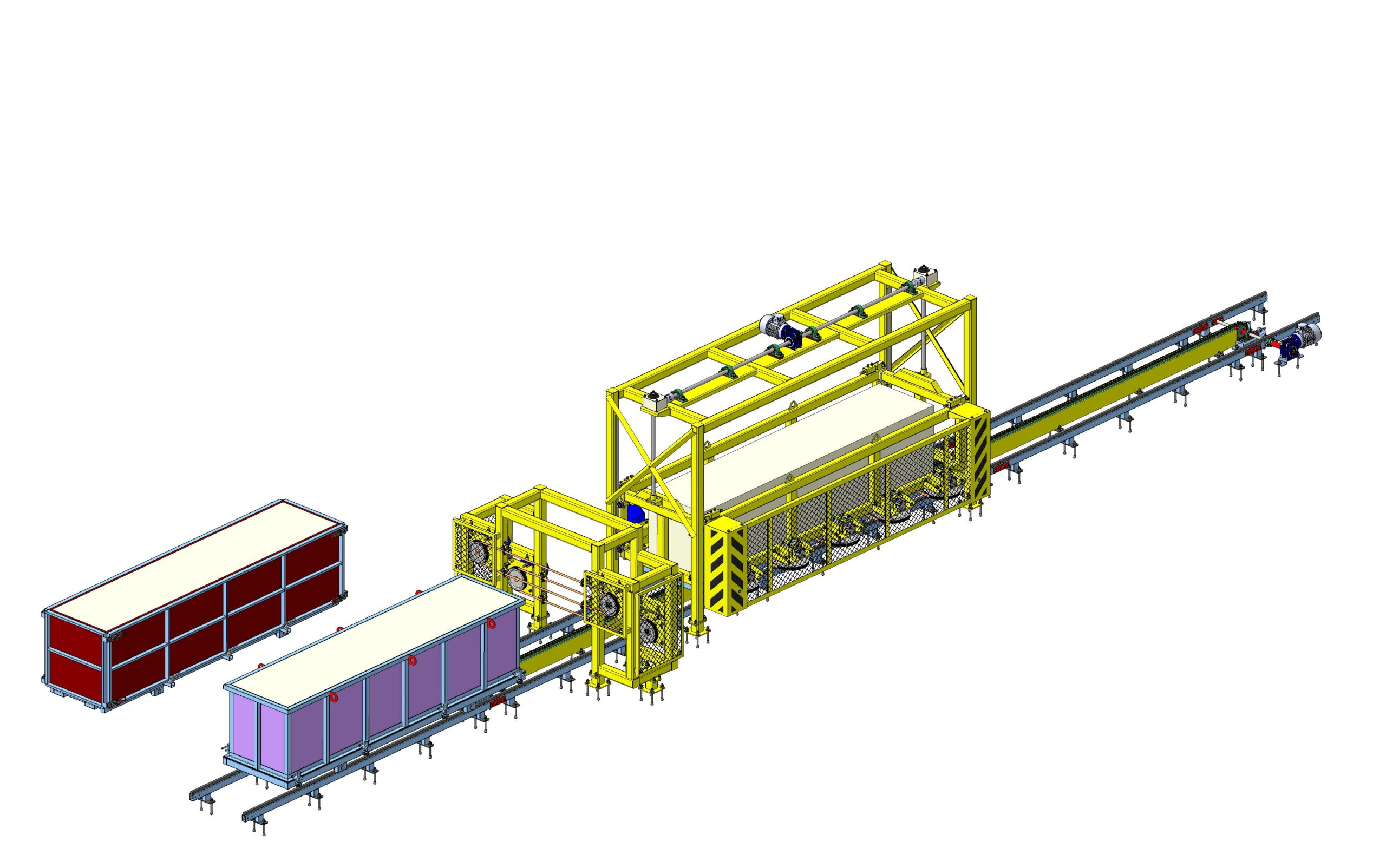 3D модель Двухпортальный комплекс для резки пенобетона и газобетона СПП1.0-00.00.00.000 СБ