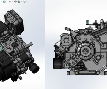 3D модель Двигатель Zongshen GB620 3D