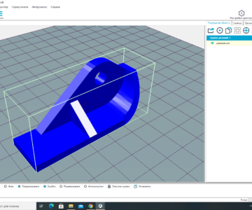 3D модель Усиление ушей катушки металлоискателя минилаб