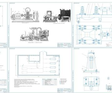 Чертеж Проектирование АТП с разработкой стенда для обкатки двигателей внутреннего сгорания