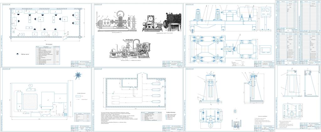 Чертеж Проектирование АТП с разработкой стенда для обкатки двигателей внутреннего сгорания