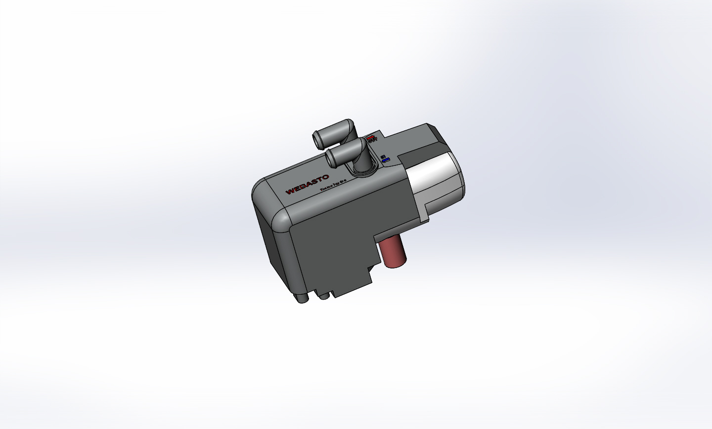 3D модель Подогреватель Webasto Thermo Top Evo 5 kWt