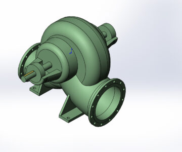 3D модель Насос 1Д1250-63