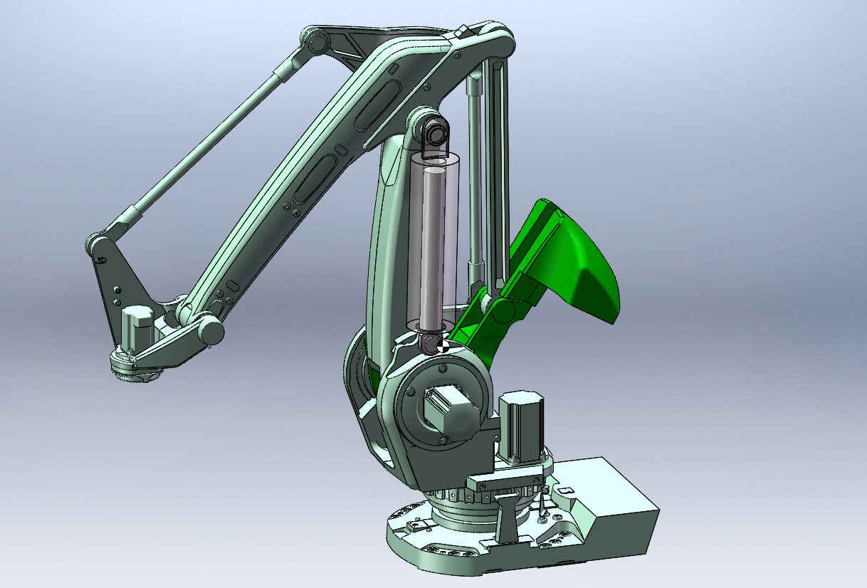3D модель Многоосевой робот-манипулятор ABB IRB 450кг