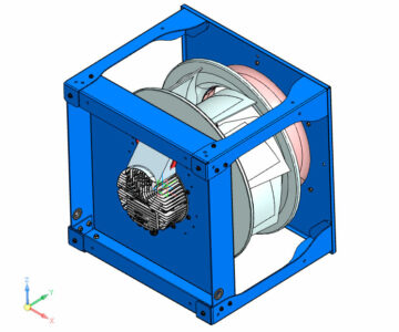 3D модель Вентилятор в картридже Ebmpapst