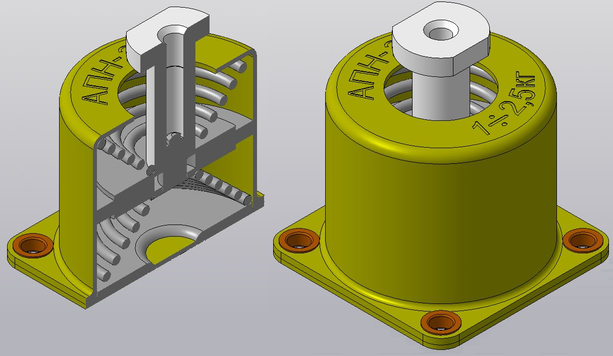 3D модель Амортизатор АПН-2