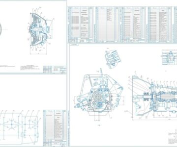 Чертеж Конструкционный анализ и проектировочный расчет муфты сцепления и коробки перемены передач автомобиля ВАЗ-2105
