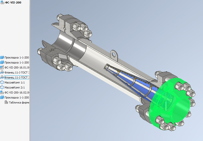 3D модель Фильтр газовый конусный DN200