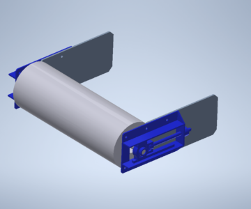 3D модель Натяжной барабан парамтерический