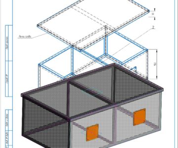 3D модель Корзина для опытно- промышленных испытаний гранулированных продуктов