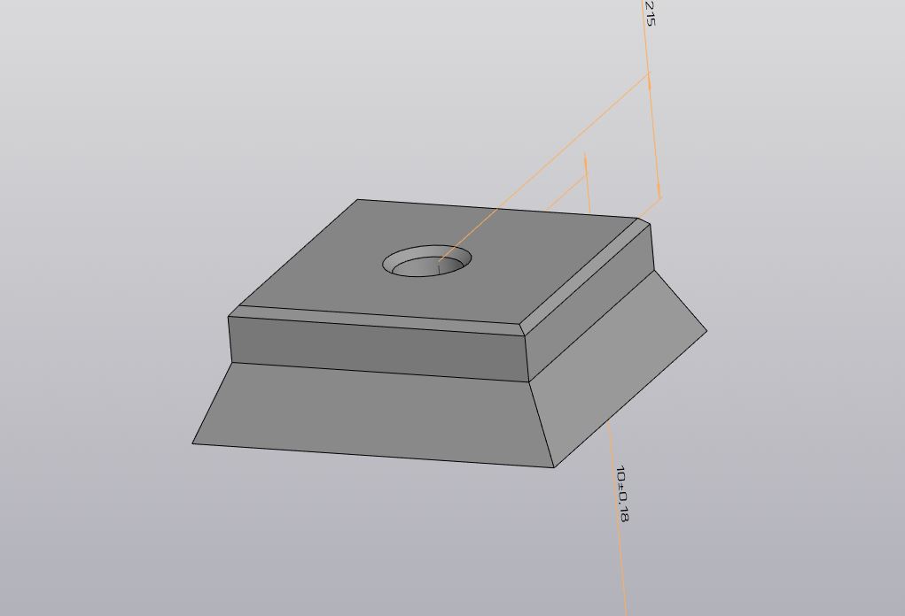 3D модель Платформа для штатива под вебкамеру