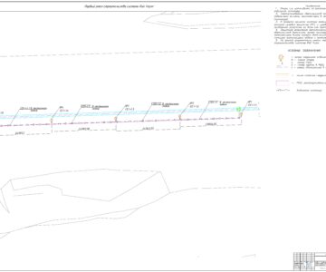 Чертеж Проект строительства рельсовой системы транспортировки горной массы "Rail-Veyor" (освещение)