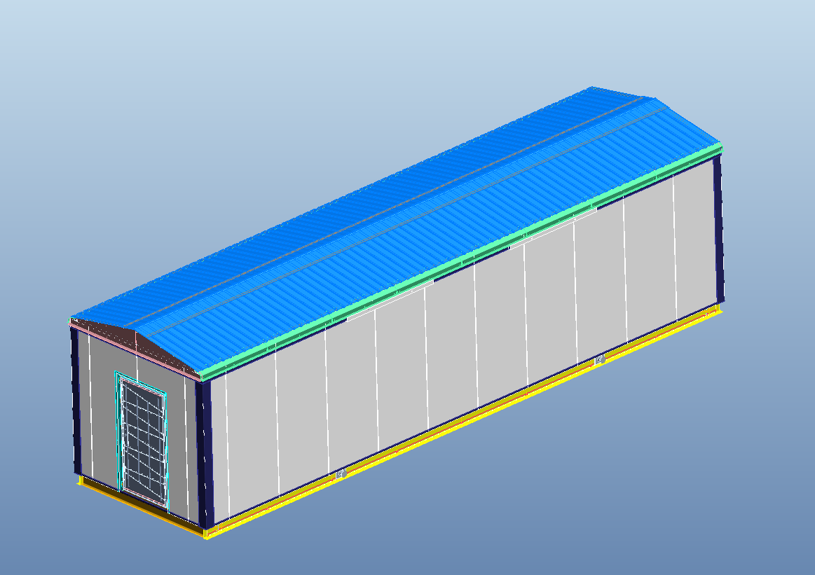 3D модель Блок-контейнер 12000х3200х3400