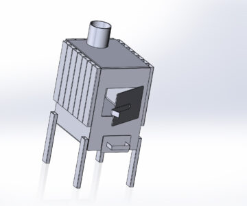 3D модель Буржуйка малая