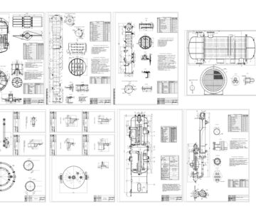 Чертеж Подборка чертежей химических аппаратов