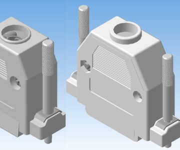 3D модель Корпуса для разъемов серии D-SUB