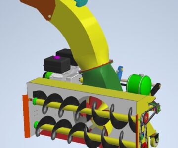 3D модель Снегоуборщик навесной УАЗ-3151