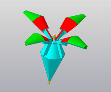 3D модель Поплавок-тюльпан