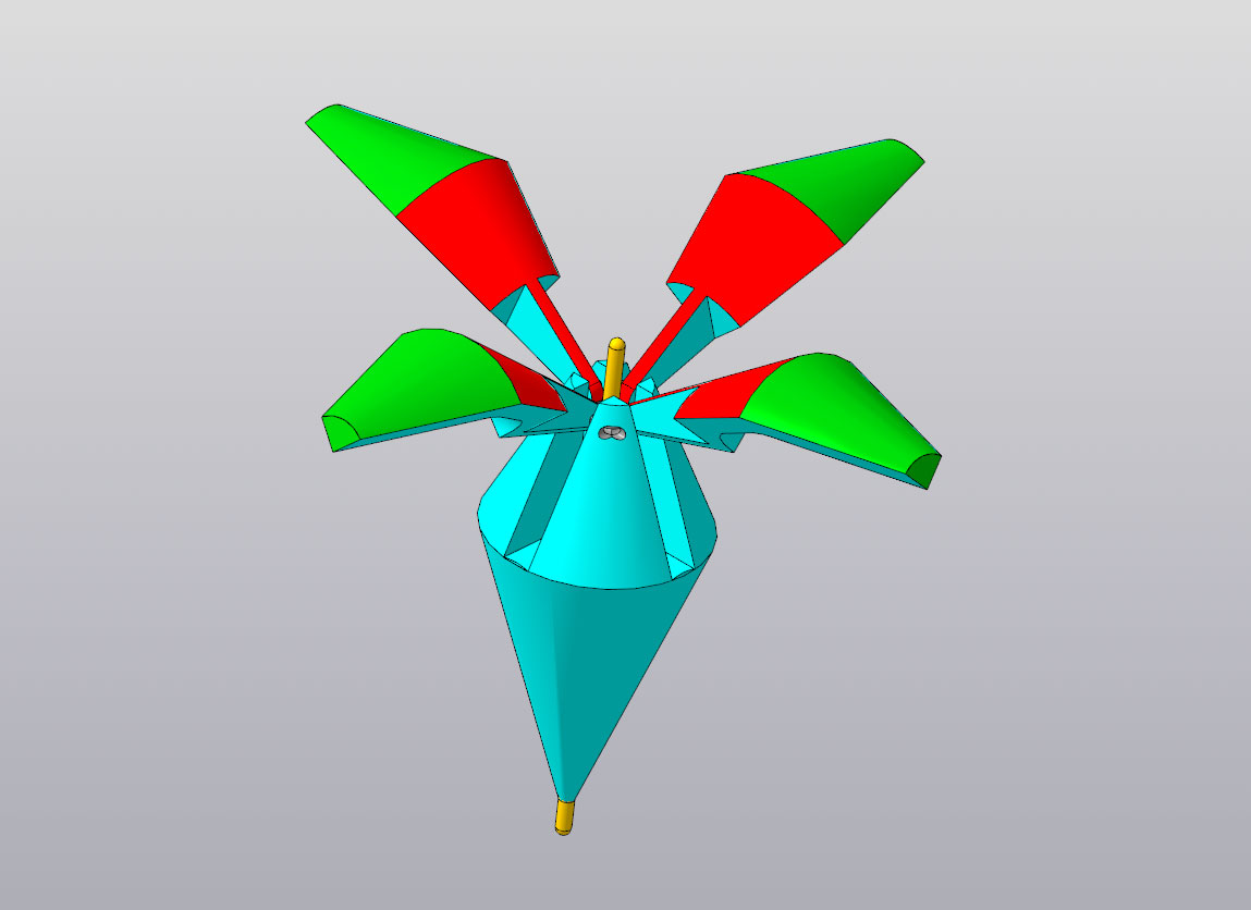 3D модель Поплавок-тюльпан