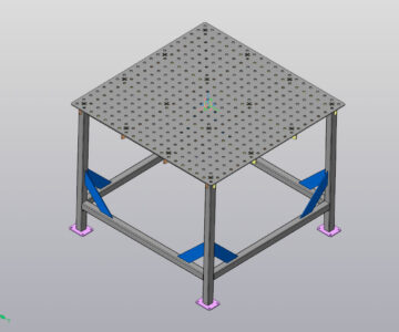 3D модель Сварочный стол 1000*1000мм