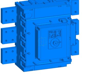 3D модель Выключатель автоматический ВА55-43 на 2000А