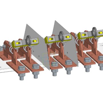 3D модель Разъединитель РЕ19-44-31160 на номинальный ток 2000А