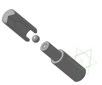 3D модель Петля ворот