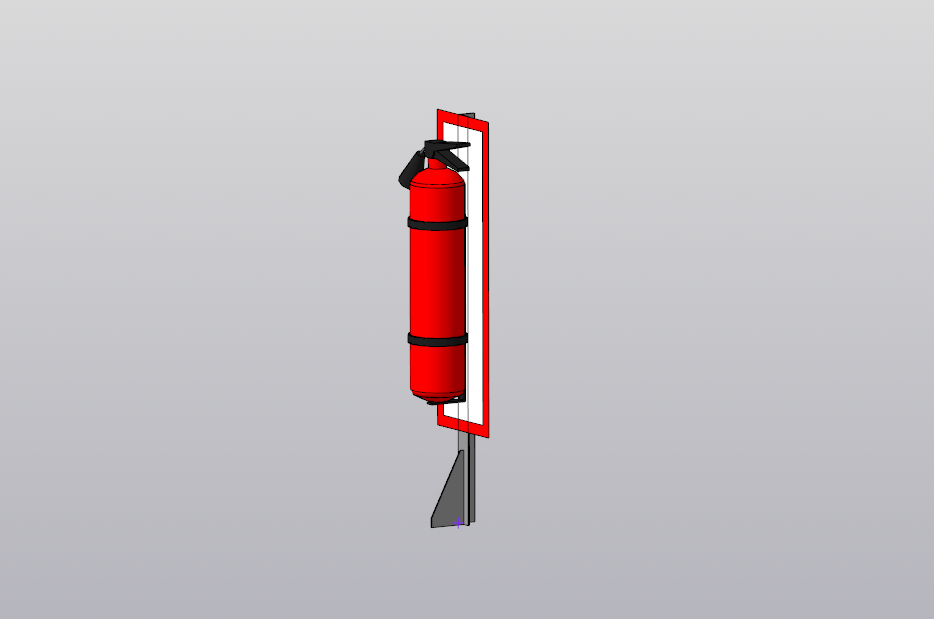 3D модель Огнетушитель ОП5