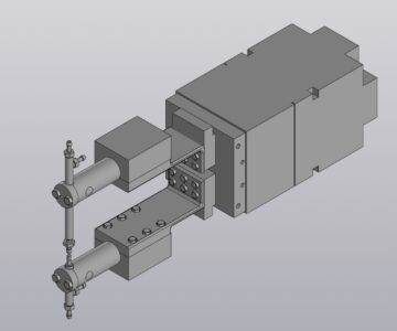 3D модель Второй контур контактной сварочной машины
