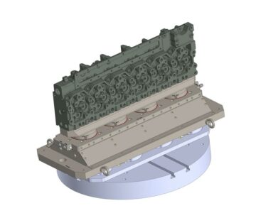 3D модель Приспособление фрезерное для обработки  головки блока цилиндров