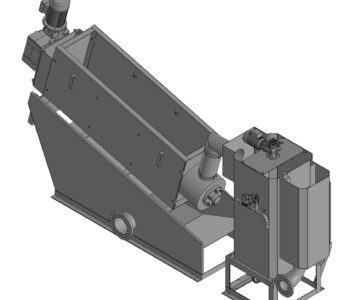 3D модель Шнековый обезвоживатель Turan-Ш 300/1