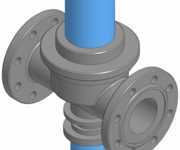 3D модель Клапан двухпроходный СЕНС-ПР DN80/25PN25