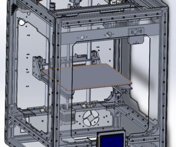 3D модель 3д принтер Fribot Alum