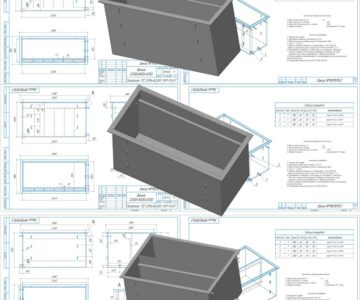 3D модель Ванны гальванические из полипропилена