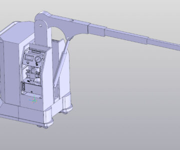 3D модель Малогабаритный передвижной кран 500 кг
