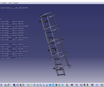 3D модель Лестница промышленная
