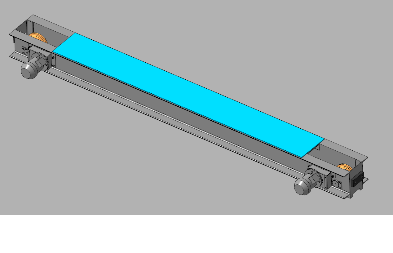 3D модель Тележка подкрановая г/п 10т