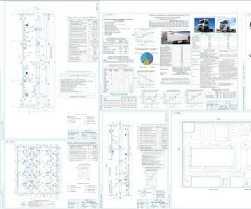 Чертеж Проект ГОАС для АТС семейств DAF (DAF FT XF 105.460), MAN (MAN TGS 18.440 4x2 BL) и прицепного состава (п/п Schmitz CARGOBULL, мод.SCS) с разработкой зон ТО, ТР, участка Д и технологического процесса на установку на АТС MAN TGS 18.440 4x2 BL отопителя Eberspacher Hydronic (24 V)