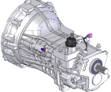 3D модель Коробка передач УАЗ 3163 (ZF)