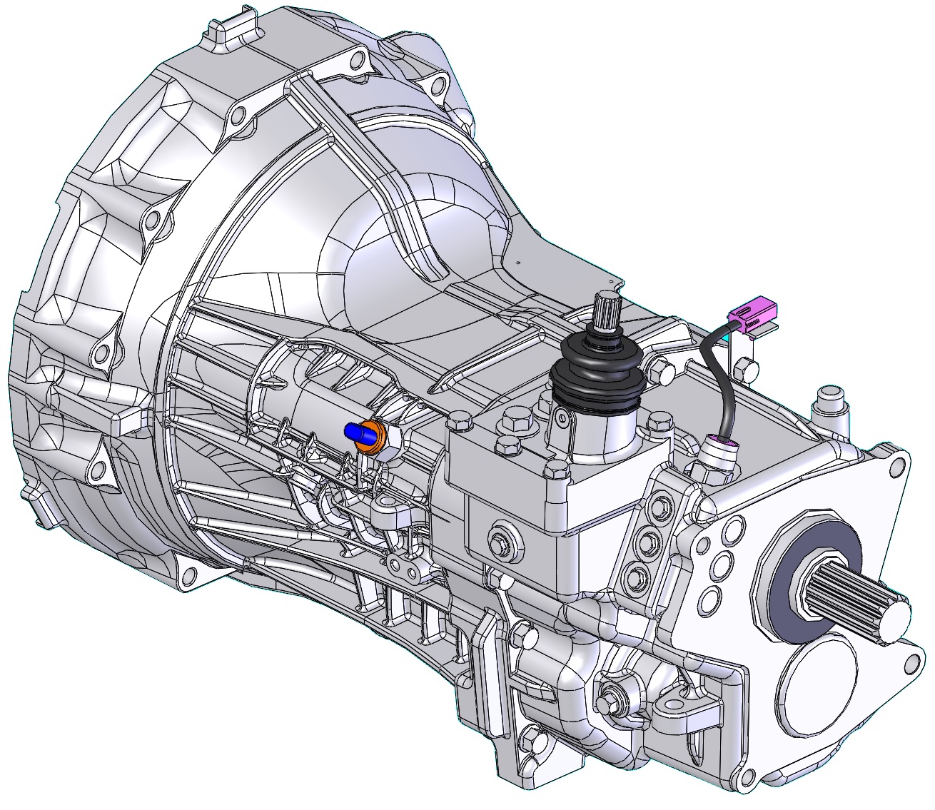 3D модель Коробка передач УАЗ 3163 (ZF)