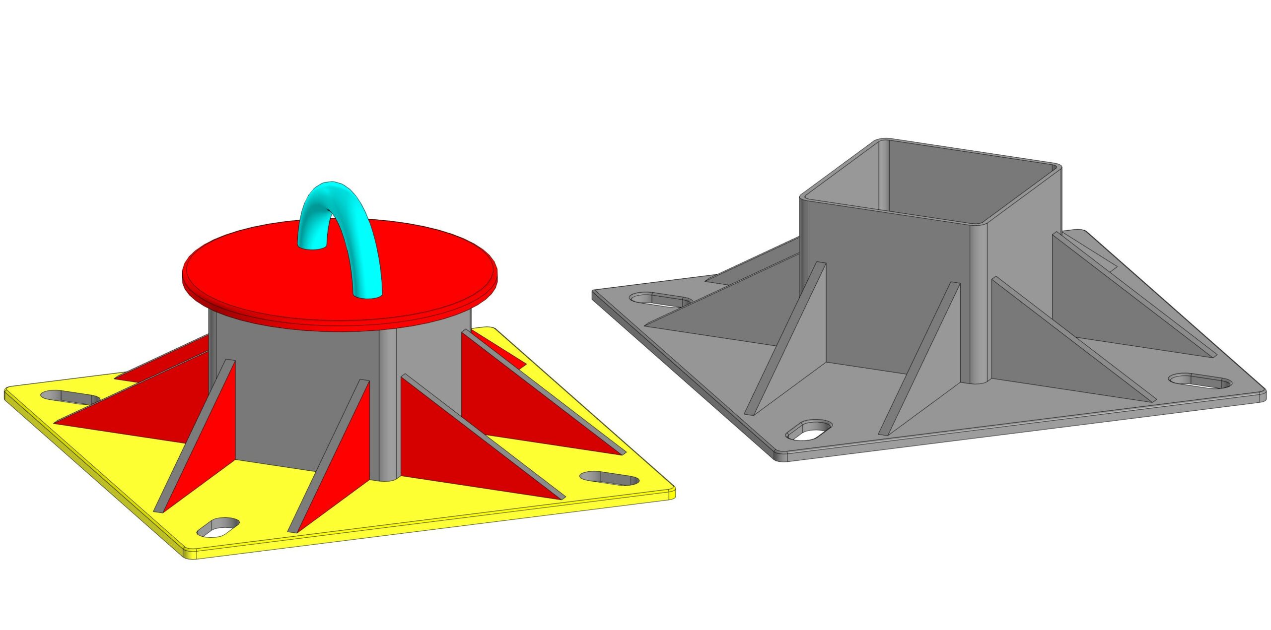 3D модель Анкерные столбики