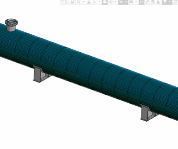 3D модель Теплообменник ТП-1000