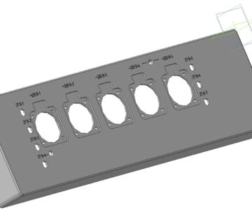 3D модель Корпус коробки розеток КР-5М