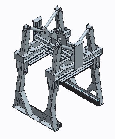 3D модель Захват для пакетов автоматический